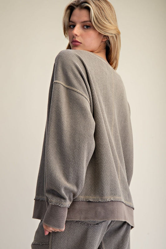 mineral washed top ash olive