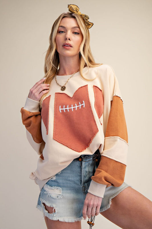 game day patch pullover