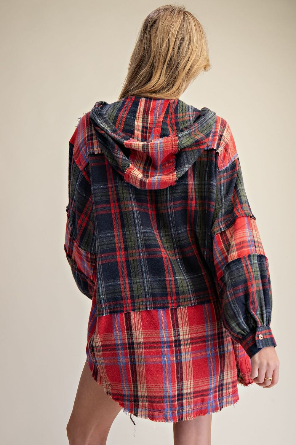 Plaid Flannel Hoodie