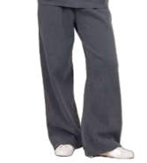 Cement bubble pant with stripe detail