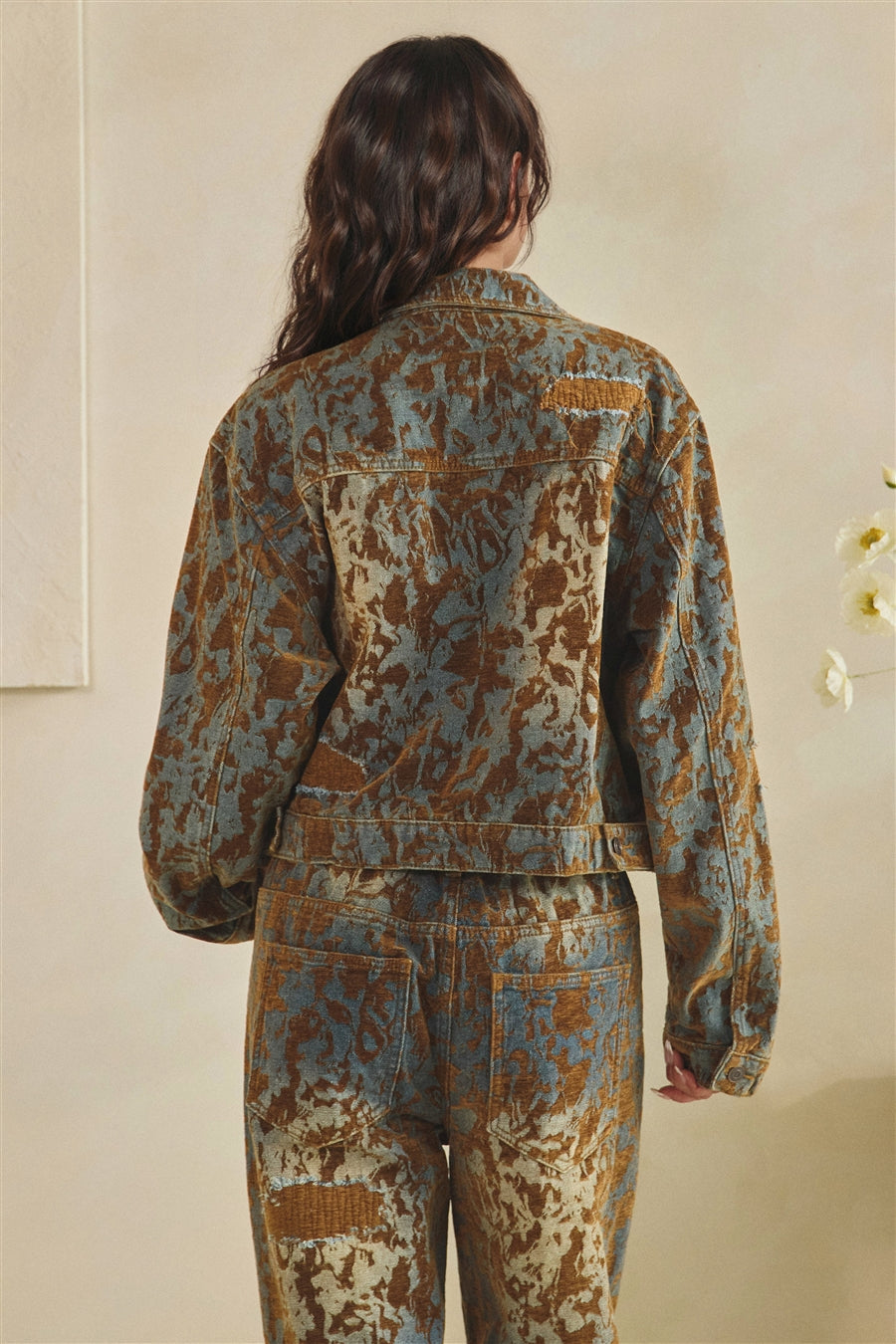 Burnout Denim Jacket