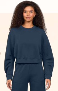 Cloud fleece crew top