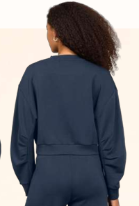 Cloud fleece crew top